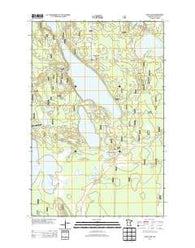 Jessie Lake Minnesota Historical topographic map, 1:24000 scale, 7.5 X 7.5 Minute, Year 2013