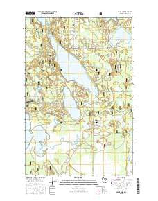Jessie Lake Minnesota Current topographic map, 1:24000 scale, 7.5 X 7.5 Minute, Year 2016