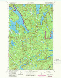Johnson Lake Minnesota Historical topographic map, 1:24000 scale, 7.5 X 7.5 Minute, Year 1967