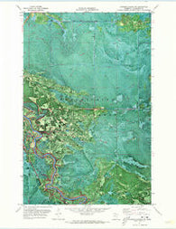 Johnson Landing NW Minnesota Historical topographic map, 1:24000 scale, 7.5 X 7.5 Minute, Year 1971