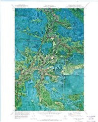 Johnson Landing Minnesota Historical topographic map, 1:24000 scale, 7.5 X 7.5 Minute, Year 1971