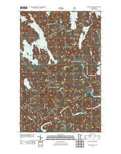 Johnson Lake Minnesota Historical topographic map, 1:24000 scale, 7.5 X 7.5 Minute, Year 2011