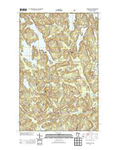 Johnson Lake Minnesota Historical topographic map, 1:24000 scale, 7.5 X 7.5 Minute, Year 2013
