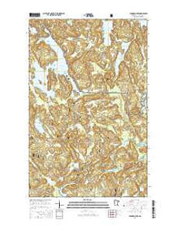 Johnson Lake Minnesota Current topographic map, 1:24000 scale, 7.5 X 7.5 Minute, Year 2016