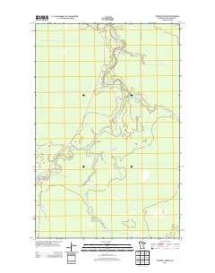 Johnson Landing Minnesota Historical topographic map, 1:24000 scale, 7.5 X 7.5 Minute, Year 2013