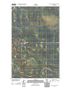 Johnson Landing NW Minnesota Historical topographic map, 1:24000 scale, 7.5 X 7.5 Minute, Year 2010