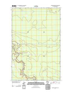 Johnson Landing NW Minnesota Historical topographic map, 1:24000 scale, 7.5 X 7.5 Minute, Year 2013