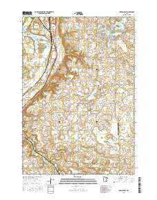 Jordan East Minnesota Current topographic map, 1:24000 scale, 7.5 X 7.5 Minute, Year 2016