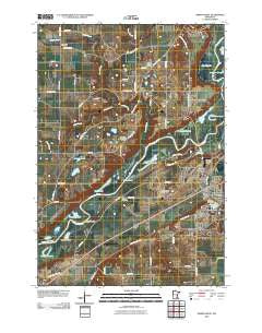 Jordan West Minnesota Historical topographic map, 1:24000 scale, 7.5 X 7.5 Minute, Year 2010