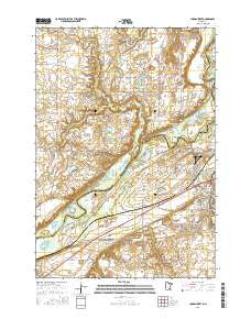 Jordan West Minnesota Current topographic map, 1:24000 scale, 7.5 X 7.5 Minute, Year 2016