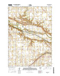 Judson Minnesota Current topographic map, 1:24000 scale, 7.5 X 7.5 Minute, Year 2016