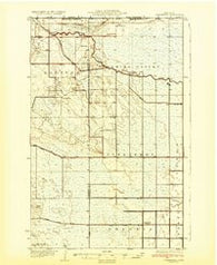 Juneberry Minnesota Historical topographic map, 1:62500 scale, 15 X 15 Minute, Year 1932