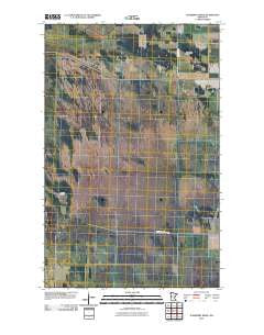 Juneberry Ridge Minnesota Historical topographic map, 1:24000 scale, 7.5 X 7.5 Minute, Year 2010