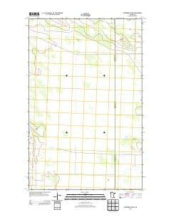 Juneberry Ridge Minnesota Historical topographic map, 1:24000 scale, 7.5 X 7.5 Minute, Year 2013