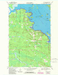 Kabetogama Minnesota Historical topographic map, 1:24000 scale, 7.5 X 7.5 Minute, Year 1969