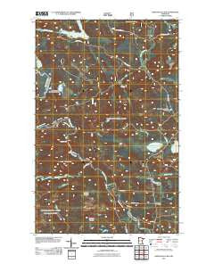 Kabustasa Lake Minnesota Historical topographic map, 1:24000 scale, 7.5 X 7.5 Minute, Year 2011