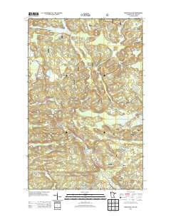 Kabustasa Lake Minnesota Historical topographic map, 1:24000 scale, 7.5 X 7.5 Minute, Year 2013