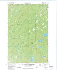 Kane Lake Minnesota Historical topographic map, 1:24000 scale, 7.5 X 7.5 Minute, Year 1981