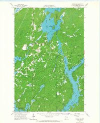 Kangas Bay Minnesota Historical topographic map, 1:24000 scale, 7.5 X 7.5 Minute, Year 1965