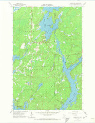 Kangas Bay Minnesota Historical topographic map, 1:24000 scale, 7.5 X 7.5 Minute, Year 1965