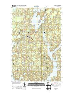 Kangas Bay Minnesota Historical topographic map, 1:24000 scale, 7.5 X 7.5 Minute, Year 2013