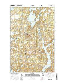 Kangas Bay Minnesota Current topographic map, 1:24000 scale, 7.5 X 7.5 Minute, Year 2016