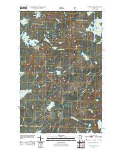 Kawishiwi Lake Minnesota Historical topographic map, 1:24000 scale, 7.5 X 7.5 Minute, Year 2011