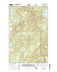 Kawishiwi Lake Minnesota Current topographic map, 1:24000 scale, 7.5 X 7.5 Minute, Year 2016