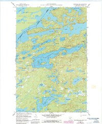 Kekekabic Lake Minnesota Historical topographic map, 1:24000 scale, 7.5 X 7.5 Minute, Year 1959