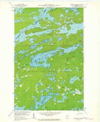 Kekekabic Lake Minnesota Historical topographic map, 1:24000 scale, 7.5 X 7.5 Minute, Year 1959