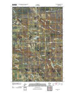 Kelliher Minnesota Historical topographic map, 1:24000 scale, 7.5 X 7.5 Minute, Year 2010