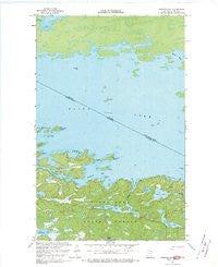 Kempton Bay Minnesota Historical topographic map, 1:24000 scale, 7.5 X 7.5 Minute, Year 1967