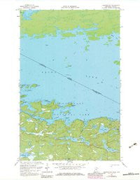 Kempton Bay Minnesota Historical topographic map, 1:24000 scale, 7.5 X 7.5 Minute, Year 1967