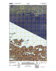 Kempton Bay Minnesota Historical topographic map, 1:24000 scale, 7.5 X 7.5 Minute, Year 2010