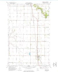 Kennedy Minnesota Historical topographic map, 1:24000 scale, 7.5 X 7.5 Minute, Year 1974