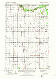 Kennedy Minnesota Historical topographic map, 1:62500 scale, 15 X 15 Minute, Year 1939