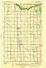 Kennedy Minnesota Historical topographic map, 1:62500 scale, 15 X 15 Minute, Year 1941