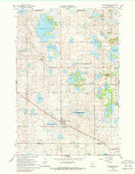 Kensington Minnesota Historical topographic map, 1:24000 scale, 7.5 X 7.5 Minute, Year 1966