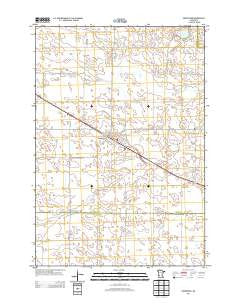 Kerkhoven Minnesota Historical topographic map, 1:24000 scale, 7.5 X 7.5 Minute, Year 2013