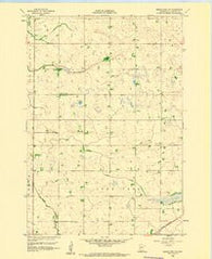 Kerkhoven SE Minnesota Historical topographic map, 1:24000 scale, 7.5 X 7.5 Minute, Year 1958