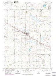 Kerkhoven Minnesota Historical topographic map, 1:24000 scale, 7.5 X 7.5 Minute, Year 1958