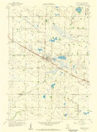 Kerkhoven Minnesota Historical topographic map, 1:24000 scale, 7.5 X 7.5 Minute, Year 1958
