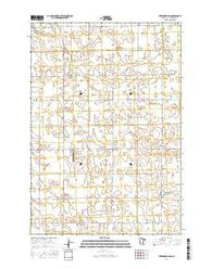 Kerkhoven SW Minnesota Current topographic map, 1:24000 scale, 7.5 X 7.5 Minute, Year 2016
