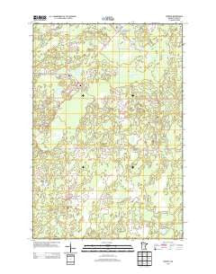 Kerrick Minnesota Historical topographic map, 1:24000 scale, 7.5 X 7.5 Minute, Year 2013