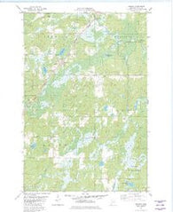 Kerrick Minnesota Historical topographic map, 1:24000 scale, 7.5 X 7.5 Minute, Year 1981