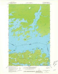 Kettle Falls Minnesota Historical topographic map, 1:24000 scale, 7.5 X 7.5 Minute, Year 1967