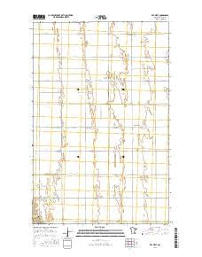 Key West Minnesota Current topographic map, 1:24000 scale, 7.5 X 7.5 Minute, Year 2016
