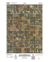 Kiester Minnesota Historical topographic map, 1:24000 scale, 7.5 X 7.5 Minute, Year 2010