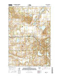 Kimball Minnesota Current topographic map, 1:24000 scale, 7.5 X 7.5 Minute, Year 2016