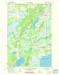 Kimberly Minnesota Historical topographic map, 1:24000 scale, 7.5 X 7.5 Minute, Year 1970